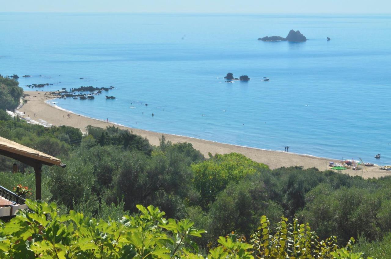 Large Apartment By The Pool - Pelekas Beach, Corfu Екстериор снимка