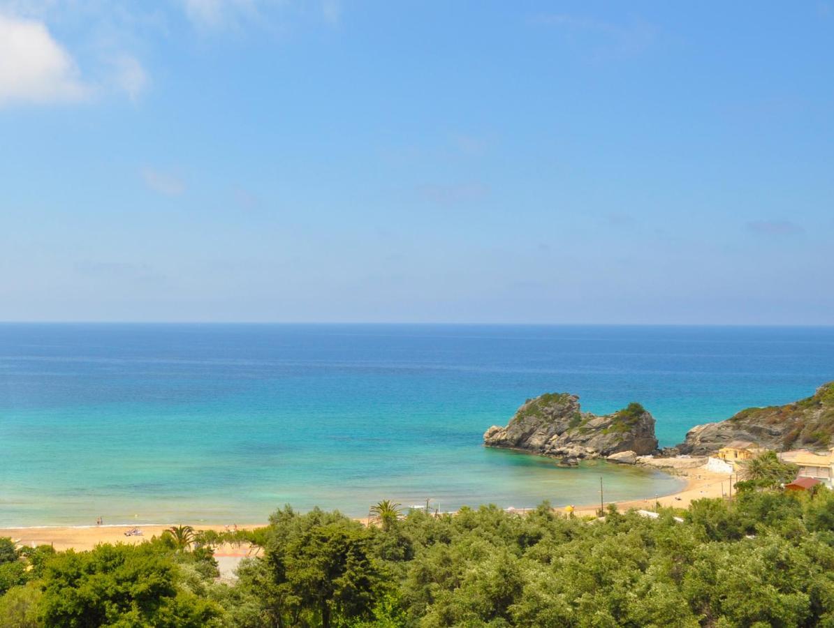 Large Apartment By The Pool - Pelekas Beach, Corfu Екстериор снимка